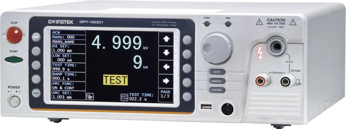 GW Instek GPT-12001 merač otpora izolacije 45,4 cm