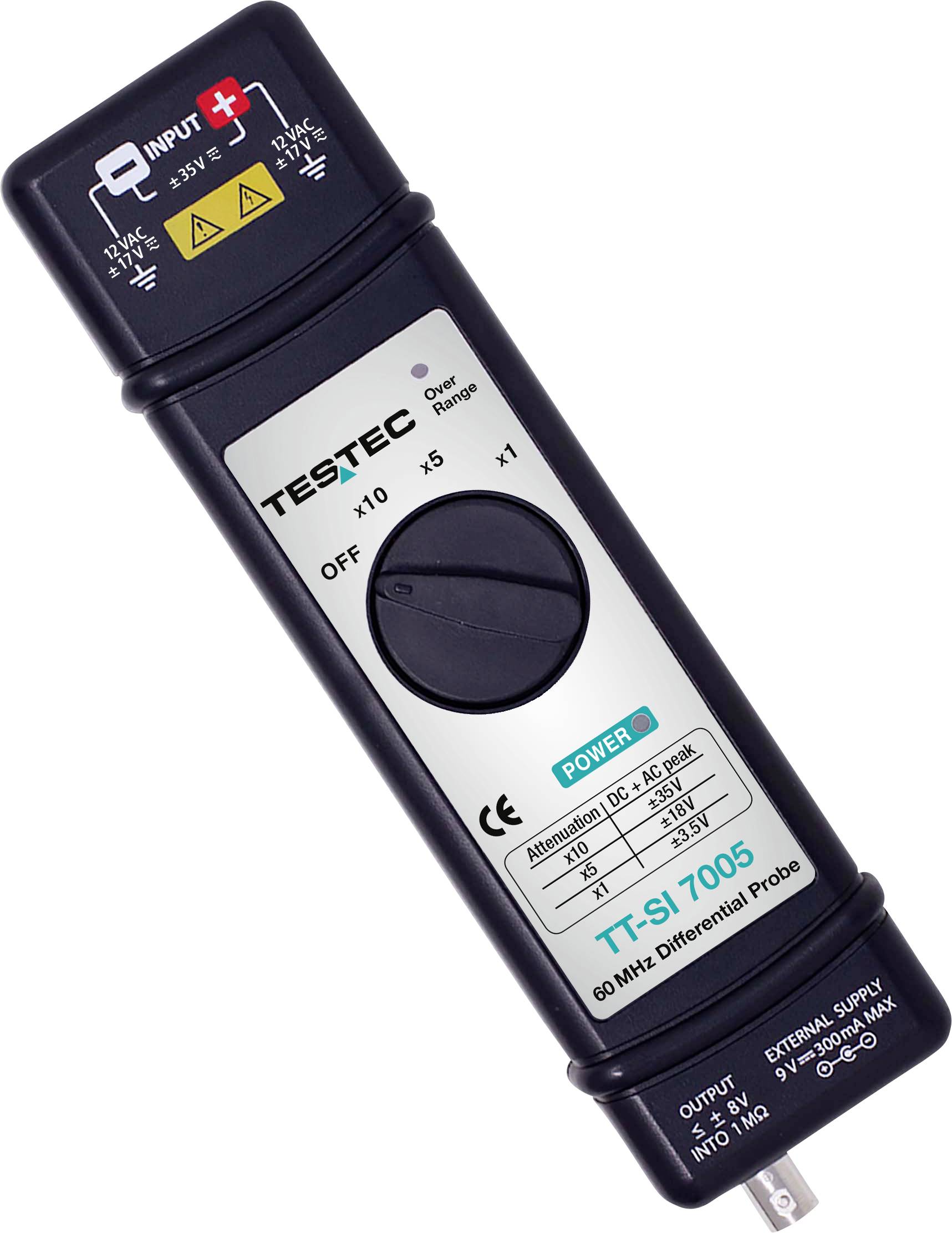Testec 15176 diferencijalna merna sonda CAT III 35V 60 MHz