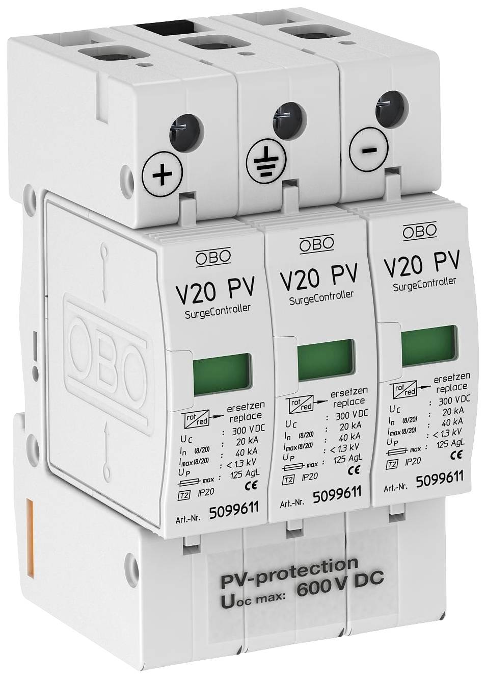 OBO Bettermann 5094605 V20-C 3PH-600