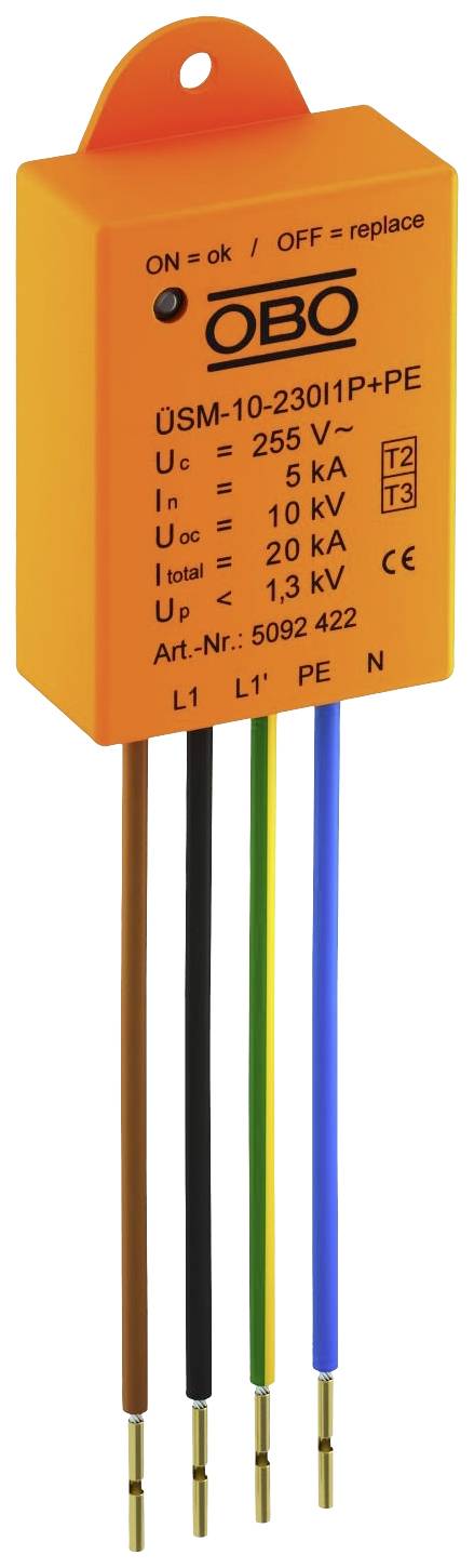 OBO Bettermann 5092422 USM-10-230I1P+PE
