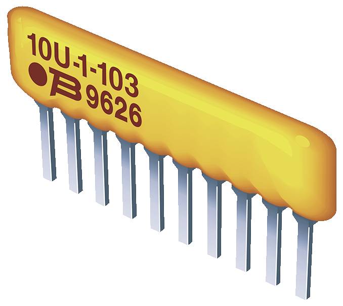 Bourns 4608X-102-104LF otpornička mreža 100 kΩ
