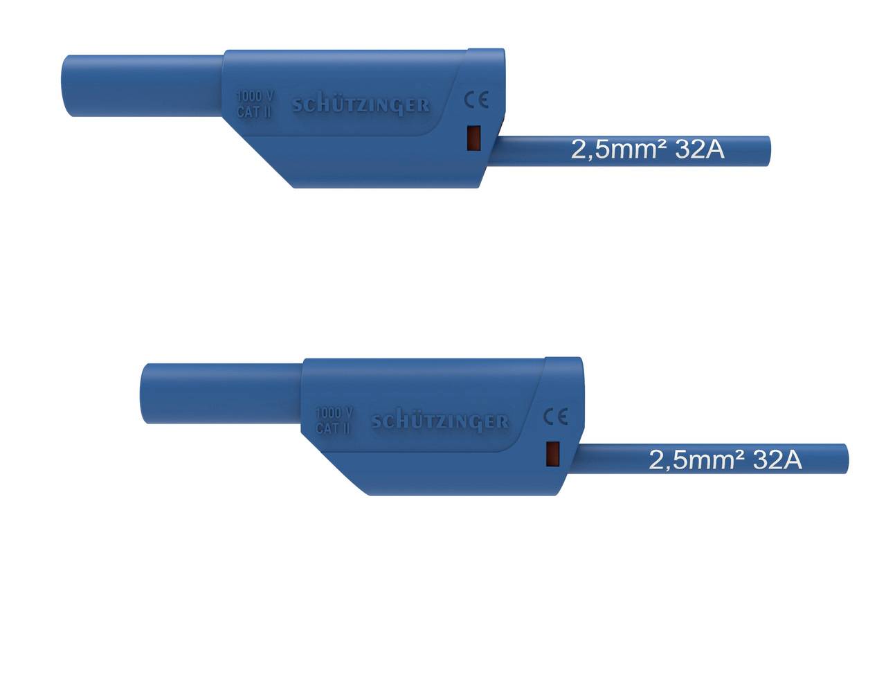 Schützinger spojni kabl 100 cm 2,5 mm² plava