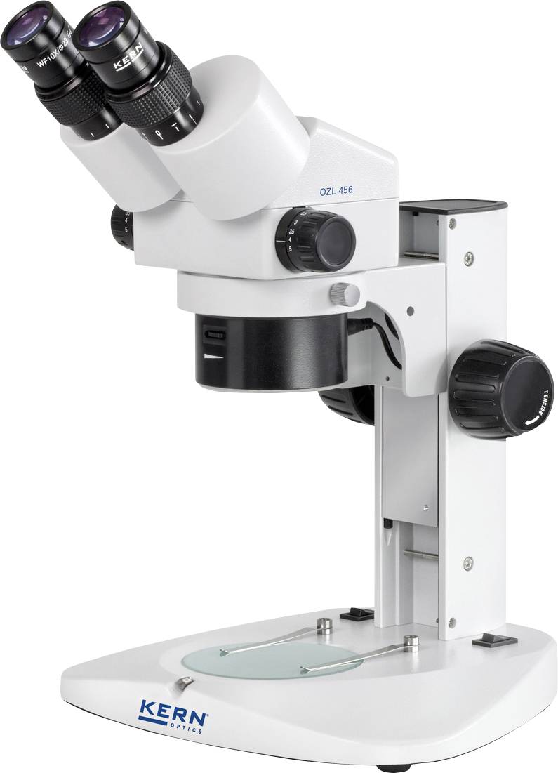 Kern OZL 456 stereo zoom mikroskop 50x, binokularni, propuštena i odbijena svetlost