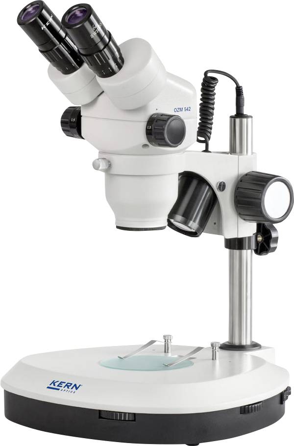 Kern OZM 542 stereo zoom mikroskop 7–45x, binokularni, propuštena i odbijena svetlost