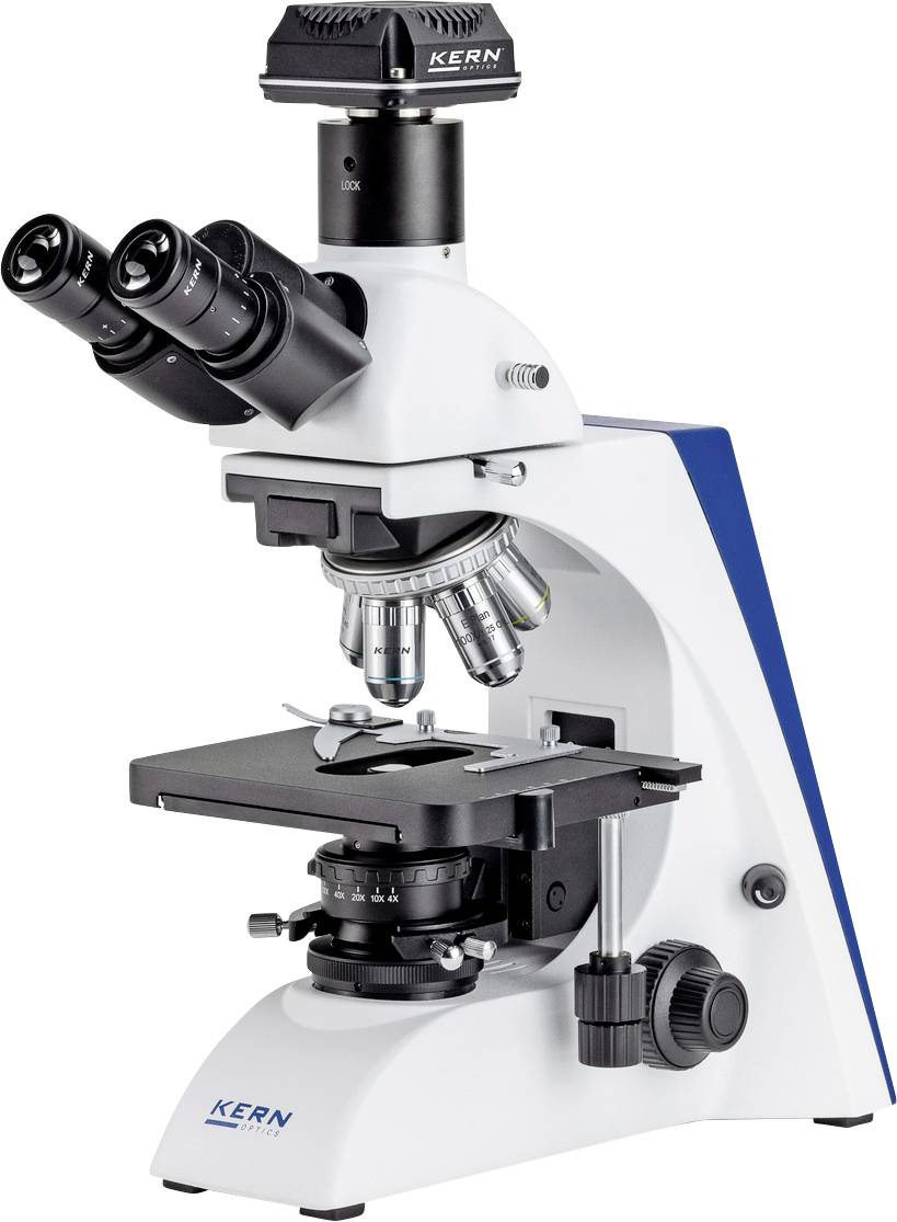 Kern OBN 135C825 biološki mikroskop 40–1000x, trinokularni, propuštena svetlost
