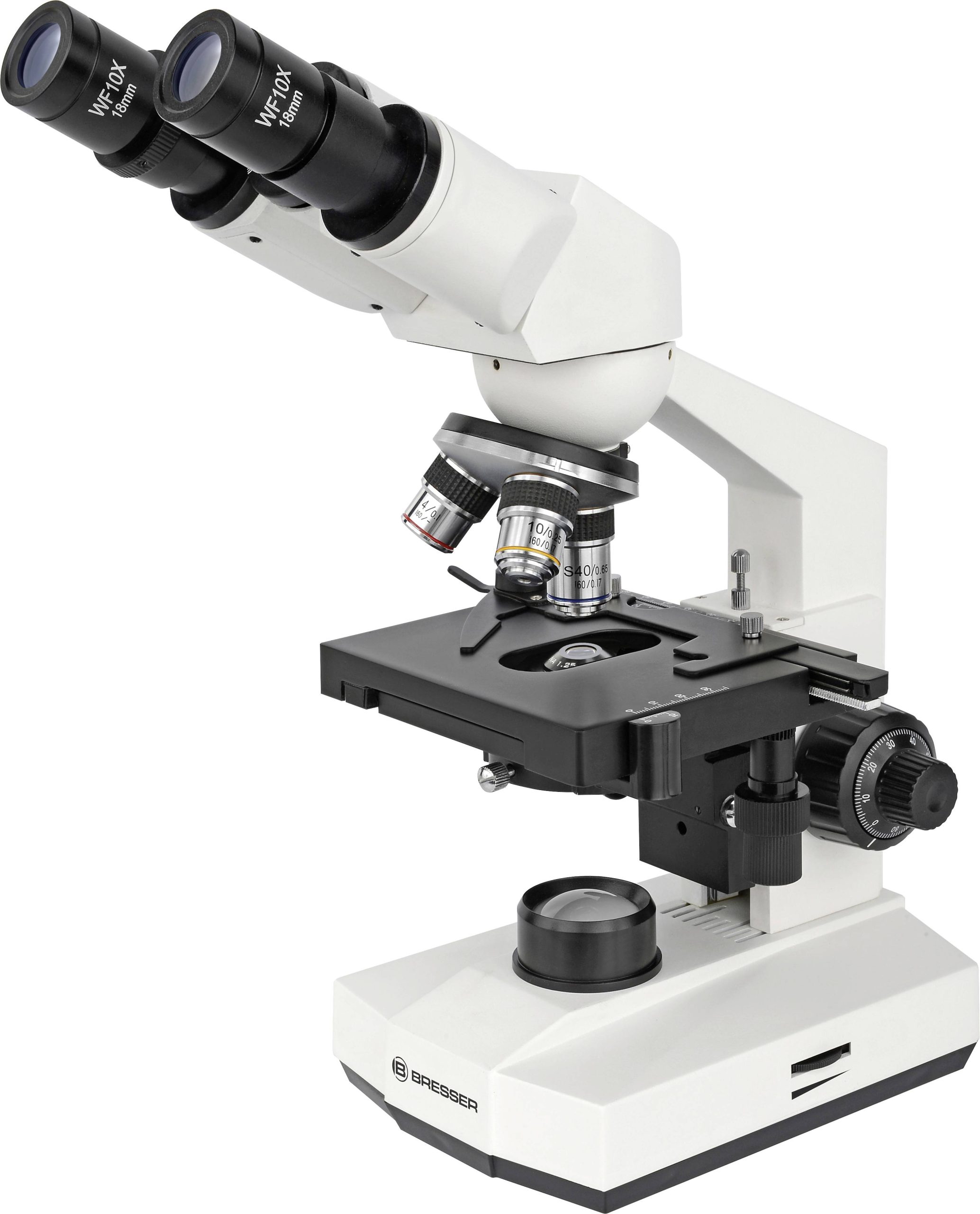 Bresser 5102200 biološki mikroskop 40–400x, binokularni, propuštena svetlost