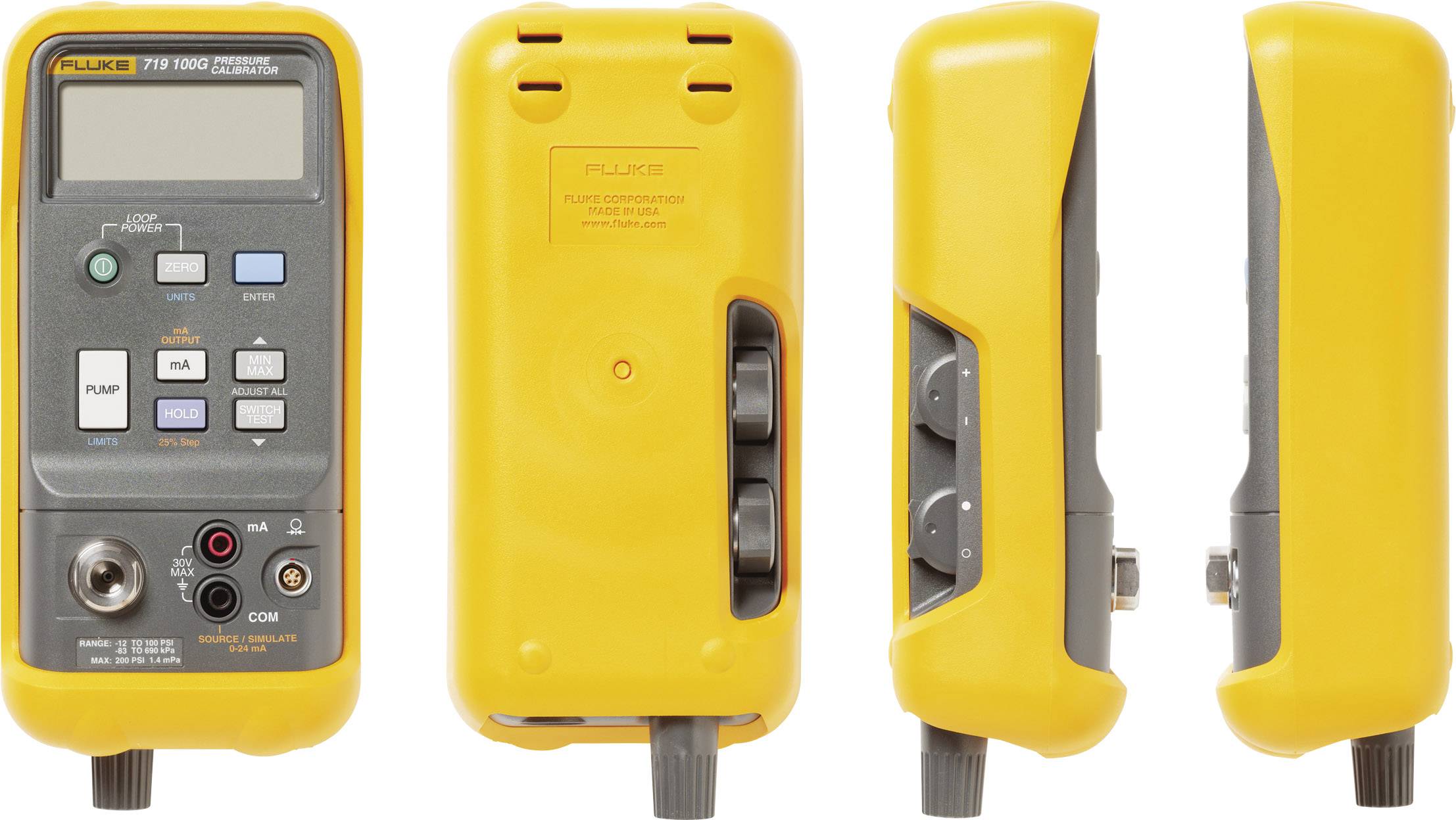 Fluke 719 30G kalibrator pritiska sa električnom pumpom 2,4 bar