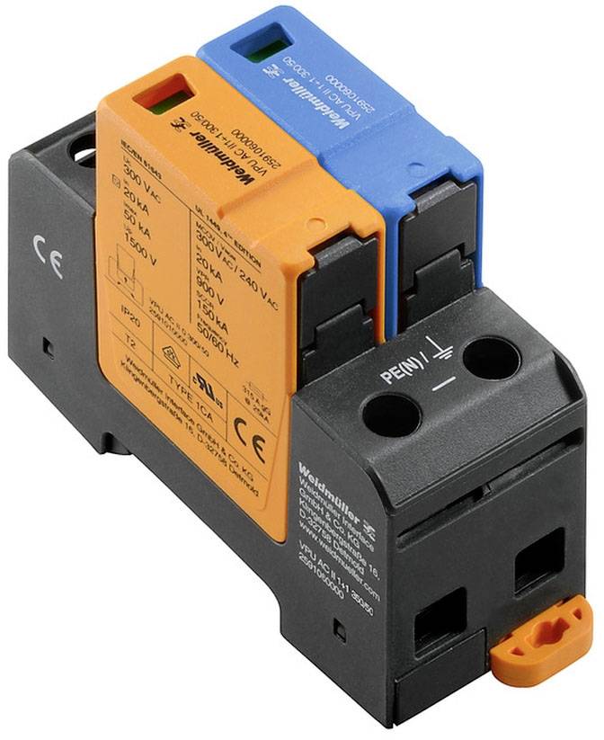 Weidmuller 2591060000 VPU AC II 1+1 300/50