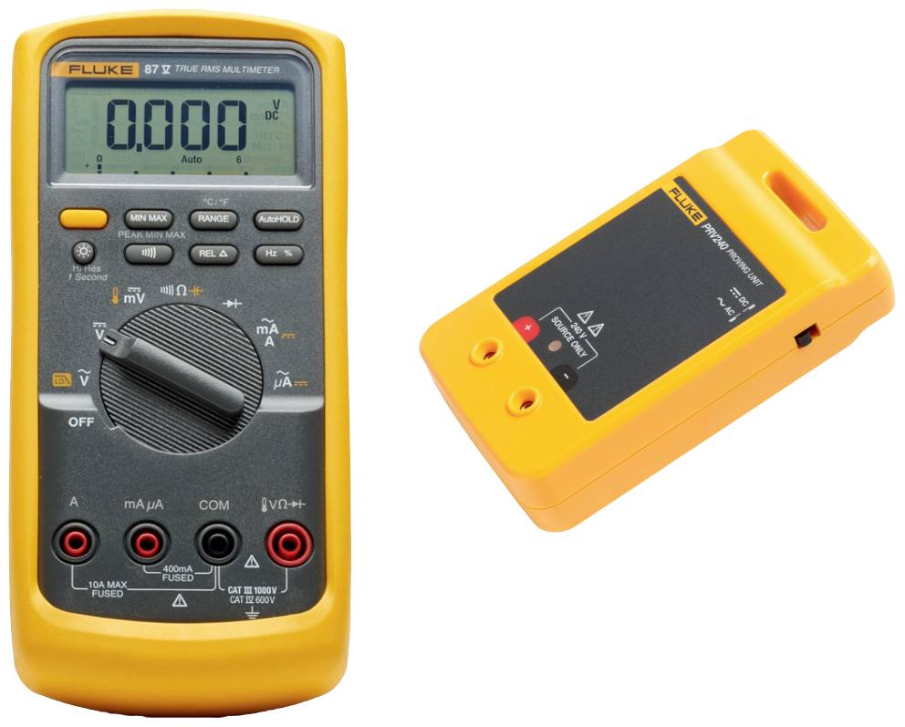 Fluke FLK-87V-EUR/PRV240 komplet: ručni multimetar i izvor za proveru PRV240 True RMS, CAT III 1000 V, CAT IV 600 V