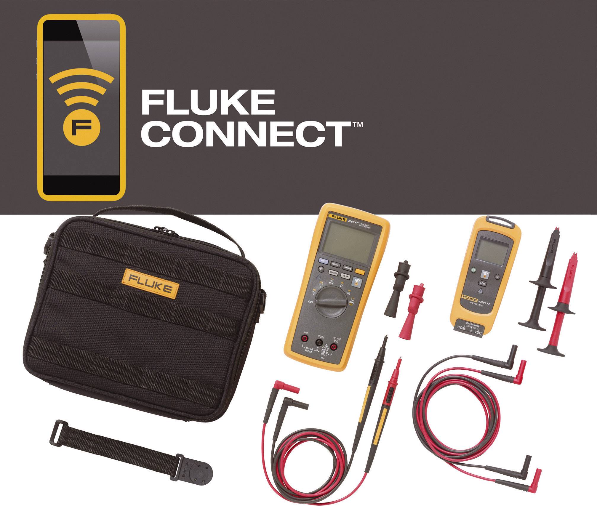 Fluke FLK-V3001 FC KIT komplet bežičnih modula za merenje napona True RMS, CAT III 1000 V, CAT IV 600 V
