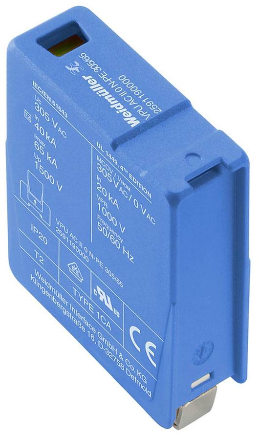 Weidmuller 2591190000 VPU AC II 0 N-PE 305/65 rezervni