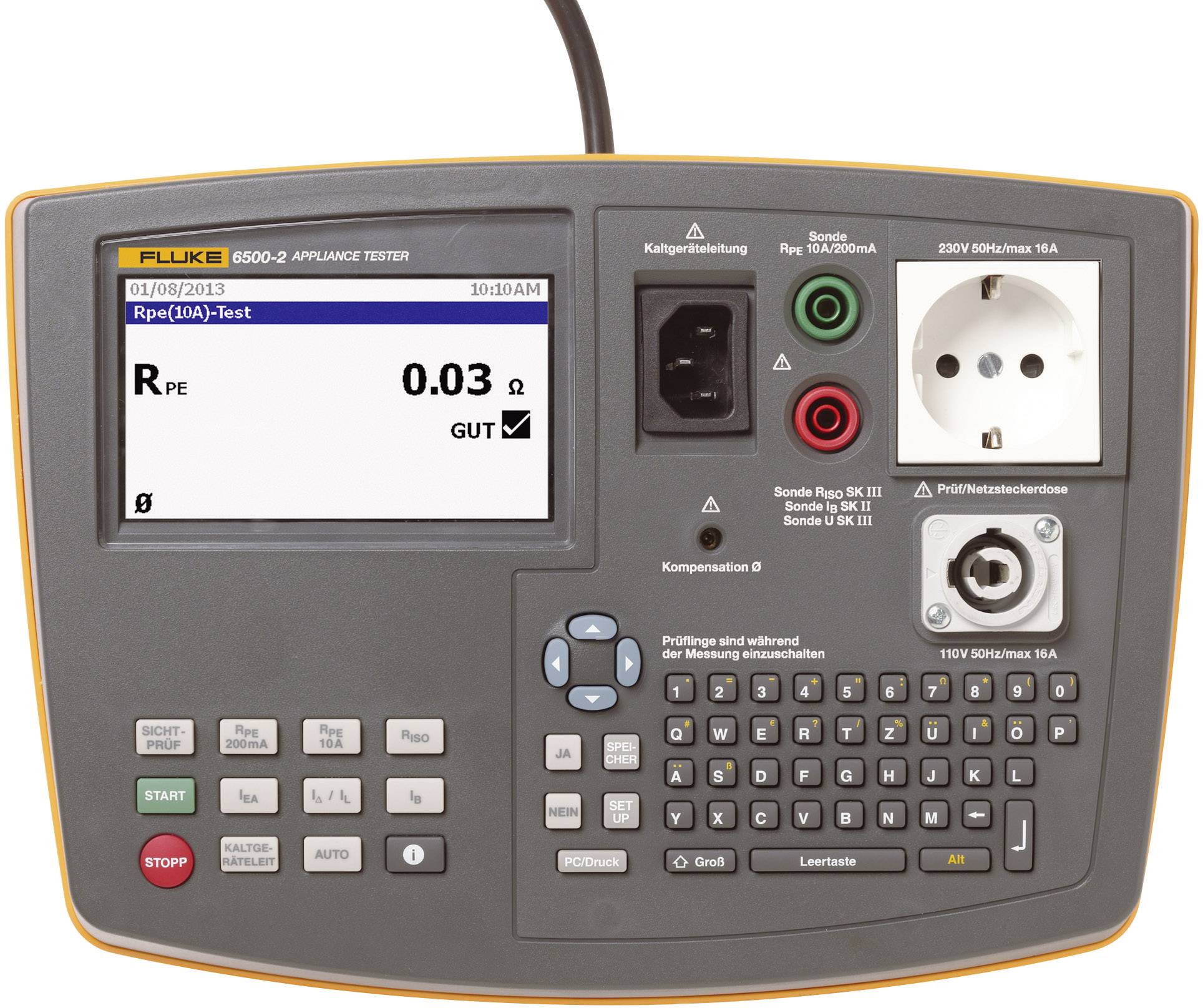 Fluke 6500-2 tester prenosnih električnih uređaja CAT II 300 V