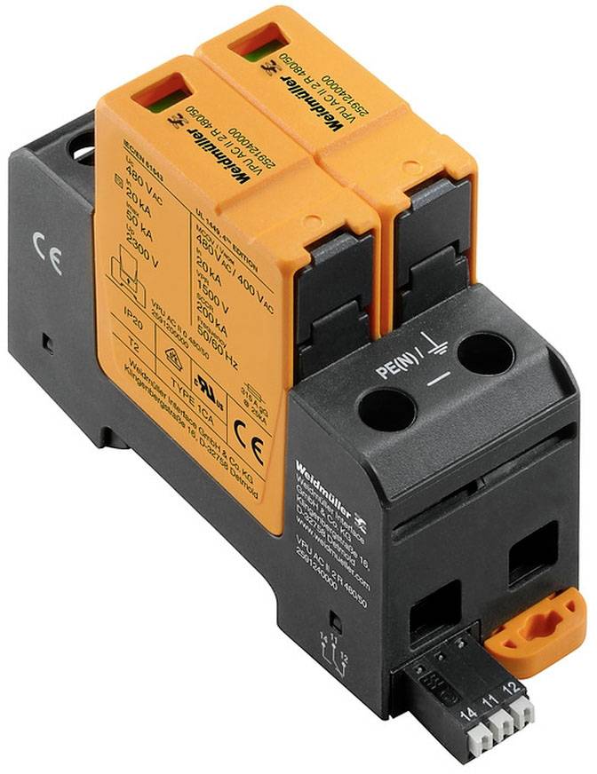 Weidmuller 2591240000 VPU AC II 2 R 480/50
