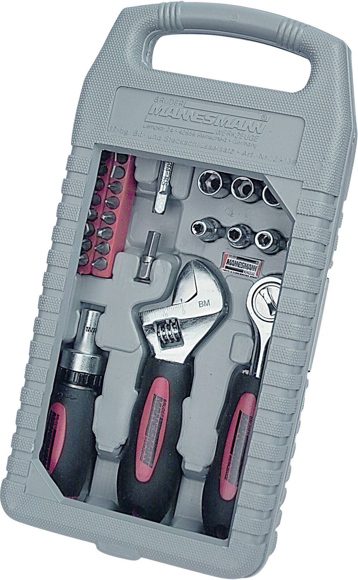 Brüder Mannesmann M29038 set alata za kućne majstore, 37 delova, u koferu