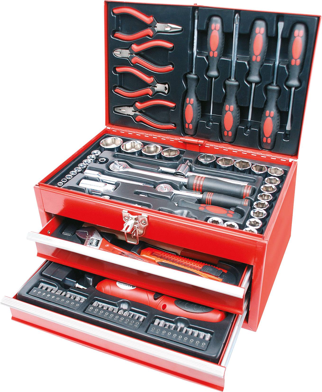 Brüder Mannesmann M29066 set alata za kućne majstore, 156 delova