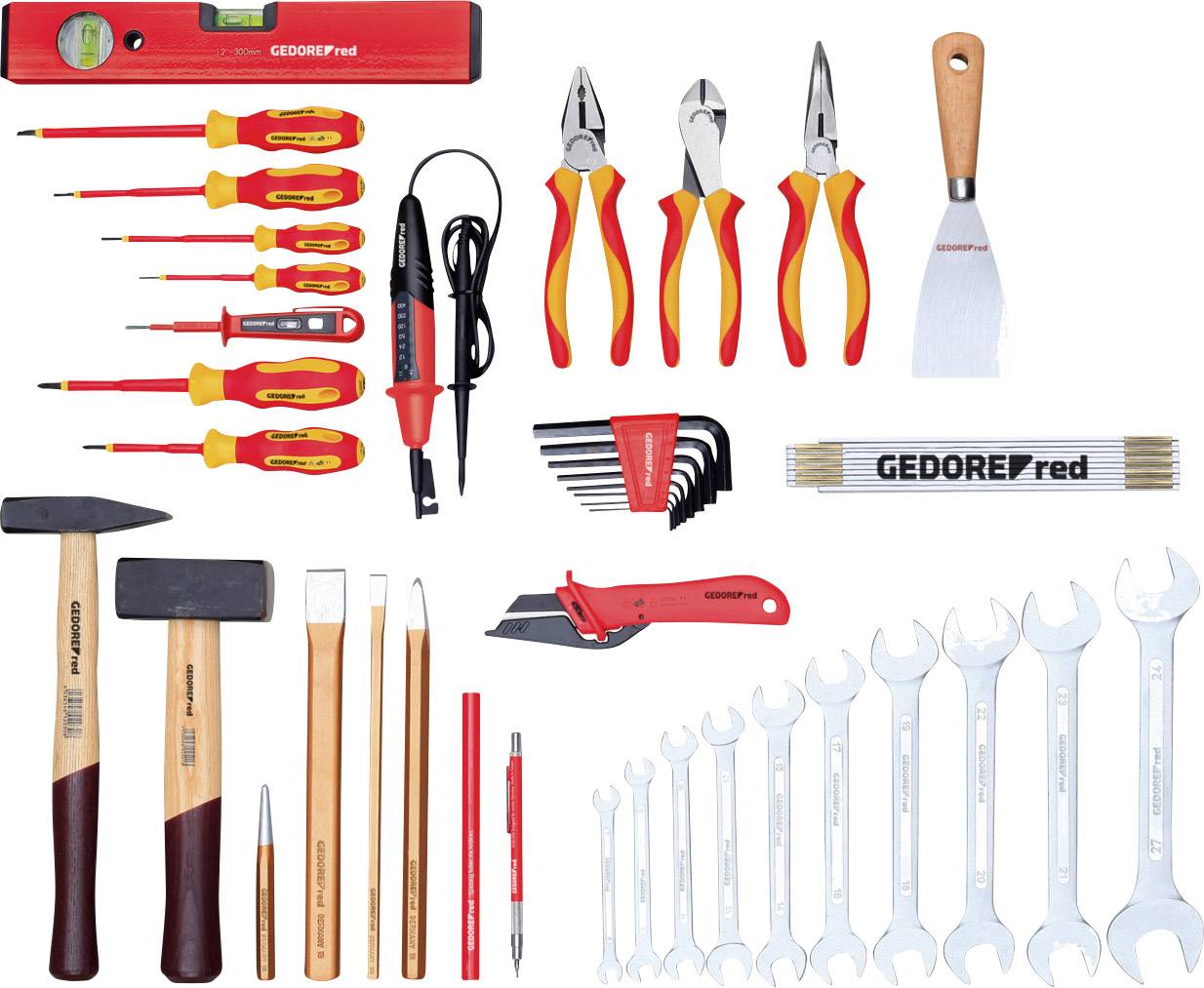 Gedore RED R21000042 set ključeva, klešta i noževa