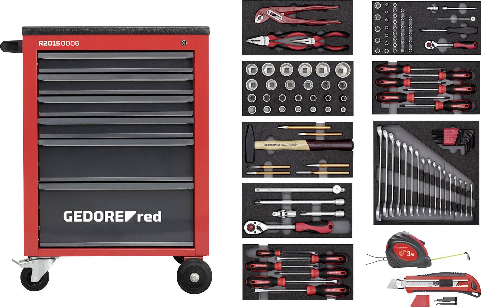 Gedore RED 3301667 kolica za alat