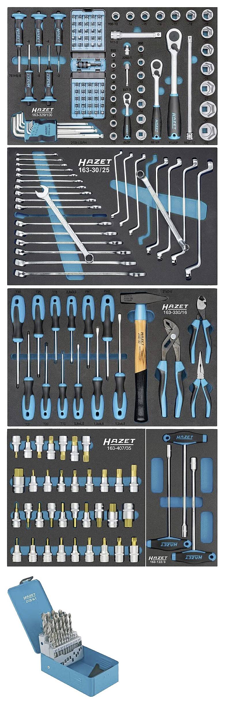 Hazet 0-178N/204 set alata, 204 dela