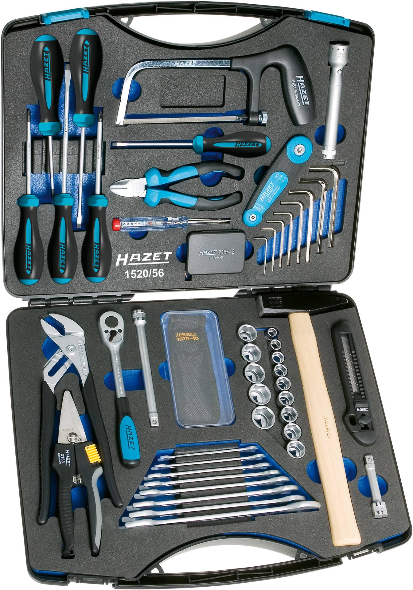 Hazet 1520/56 univerzalni set alata, 56 delova, u koferu