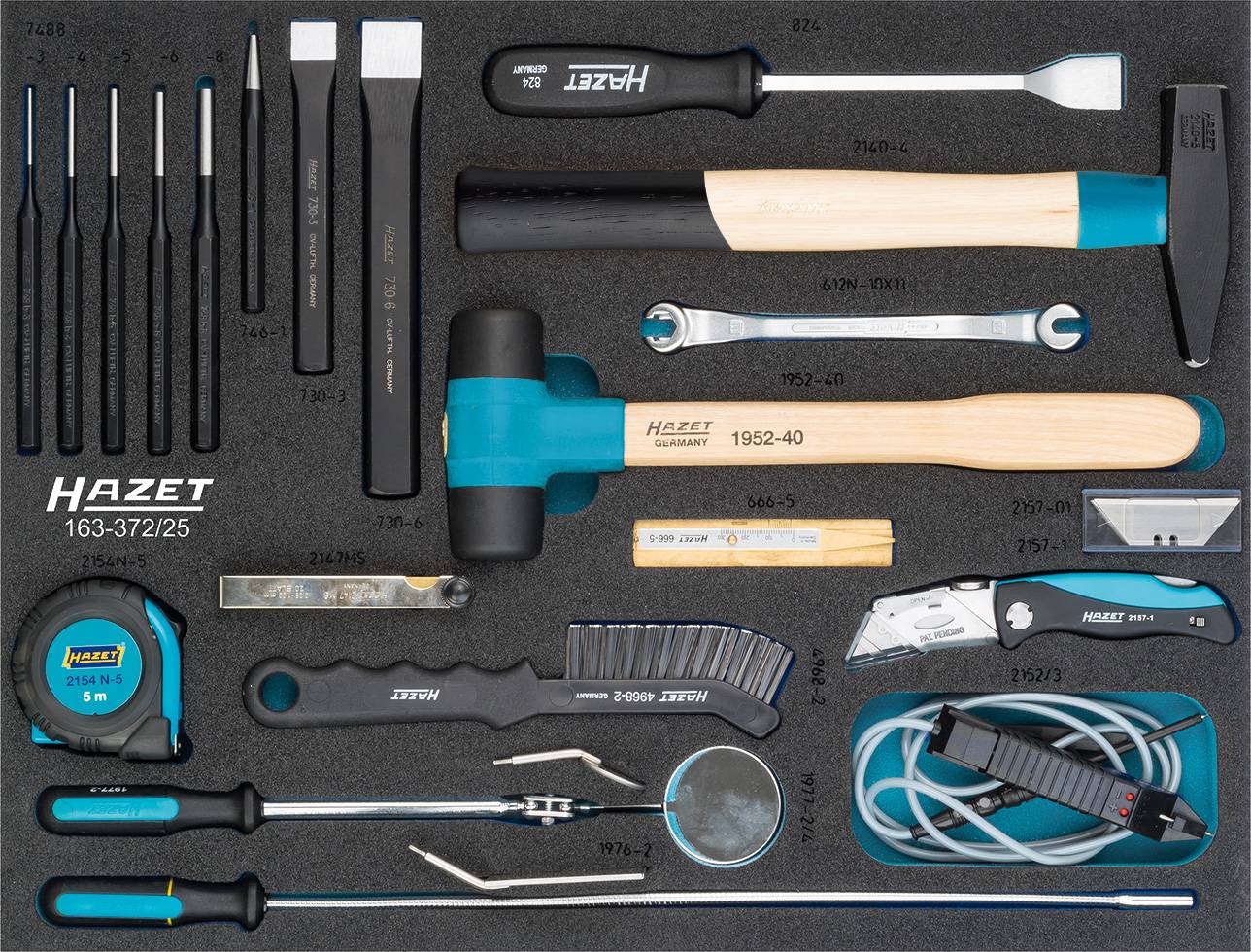 Hazet 163-372/25 set alata za kućne majstore, 25 delova