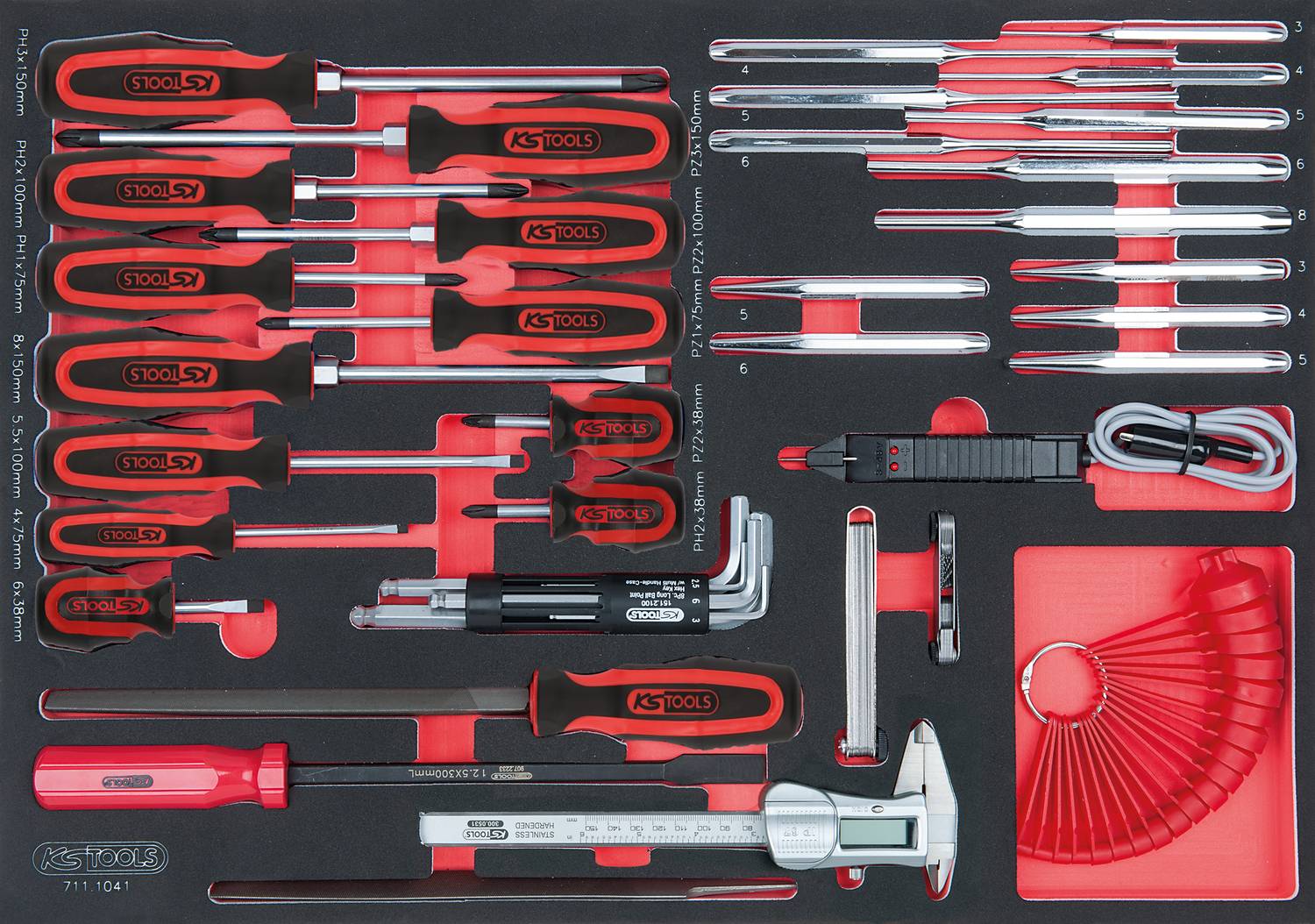 KS Tools 711.1041 set odvijača, 41 deo