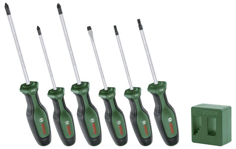 Bosch Home and Garden 1600A02W7L set odvijača, PZ, 6 delova