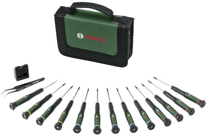 Bosch Home and Garden 1600A039J4 precizni odvijač, PH/šestougaoni/pljosnati, 15 delova