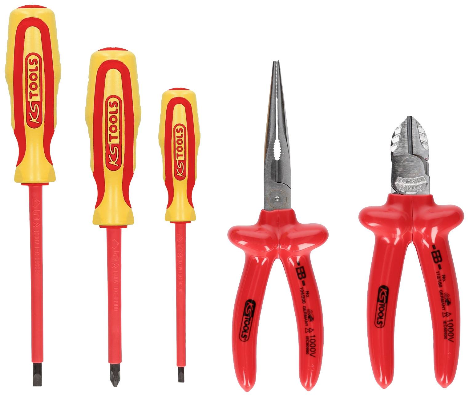KS Tools ERGOTORQUE set odvijača, 5 delova, VDE, izolovan