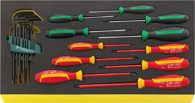 Stahlwille TCS WT set odvijača, 24 dela, dužina 460 mm