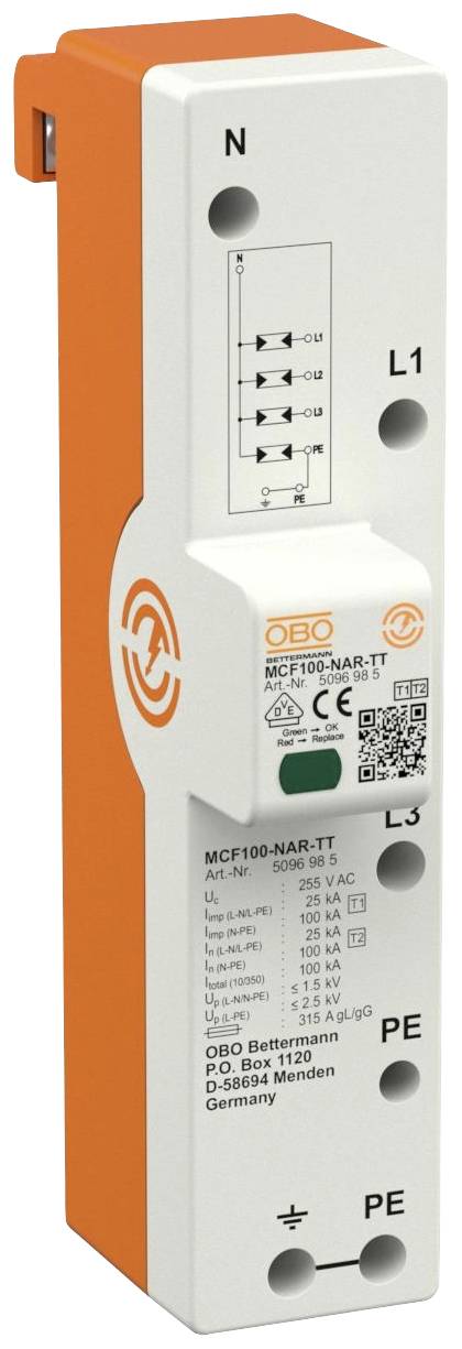 OBO Bettermann 3-pin.