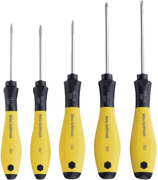 Wiha 27253 SoftFinish set odvijača, ESD, TX, 5 delova