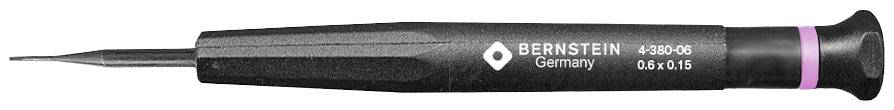Bernstein 4-380-06 pljosnati odvijač, 0,15 x 0,6 x 17 mm