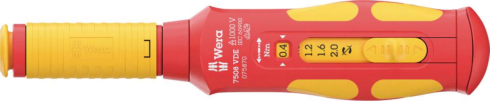 Wera 7508 moment odvijač za rad pod naponom, 9 mm, VDE