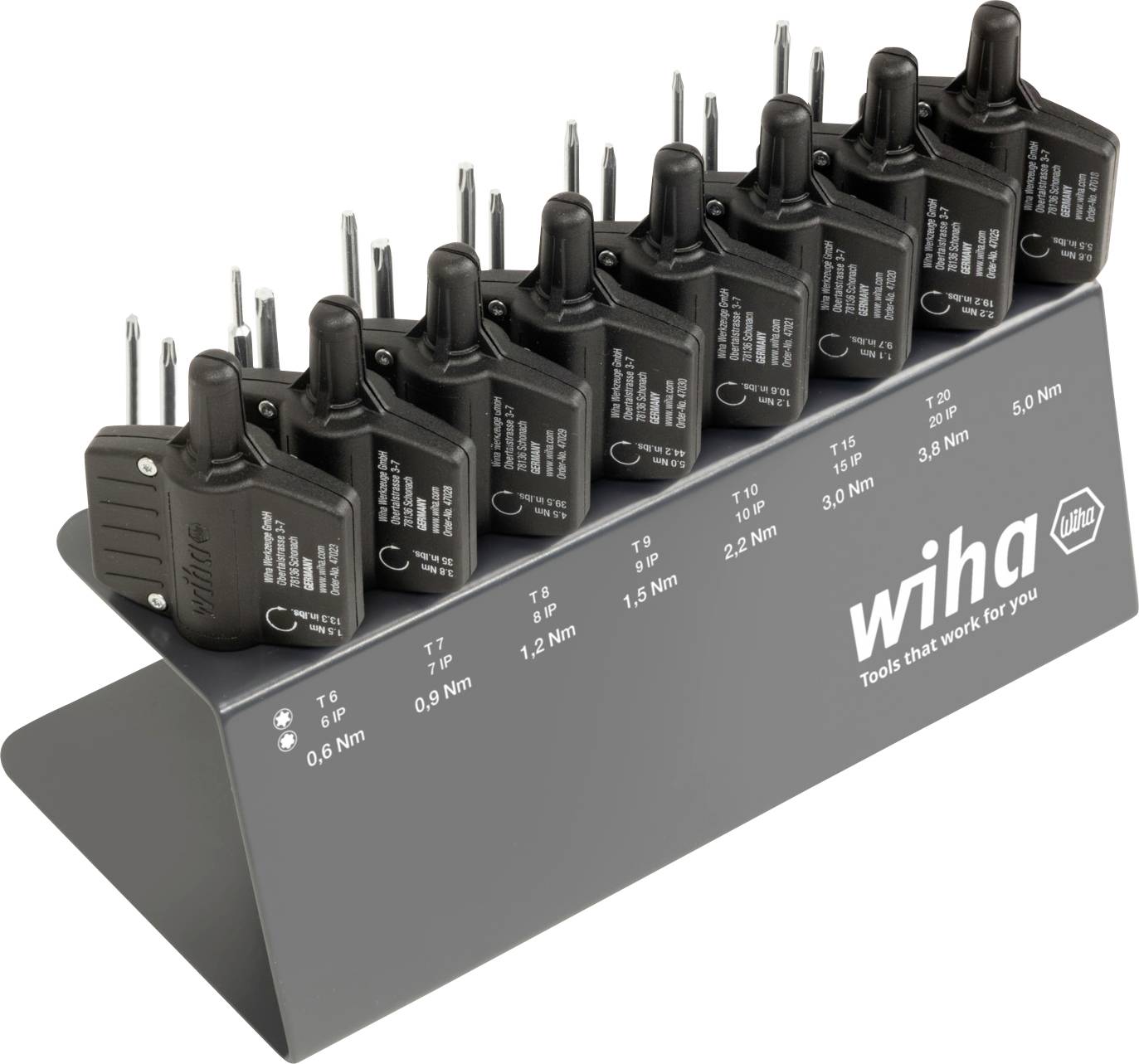 Wiha 47198 Key Torx set moment odvijača za radionicu, 23 dela