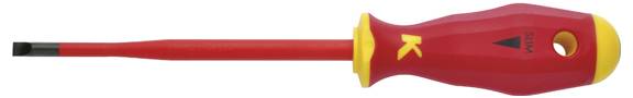 Klauke KL10012555ISLIM pljosnati odvijač za rad pod naponom, 1 x 5,5 x 125 mm, VDE