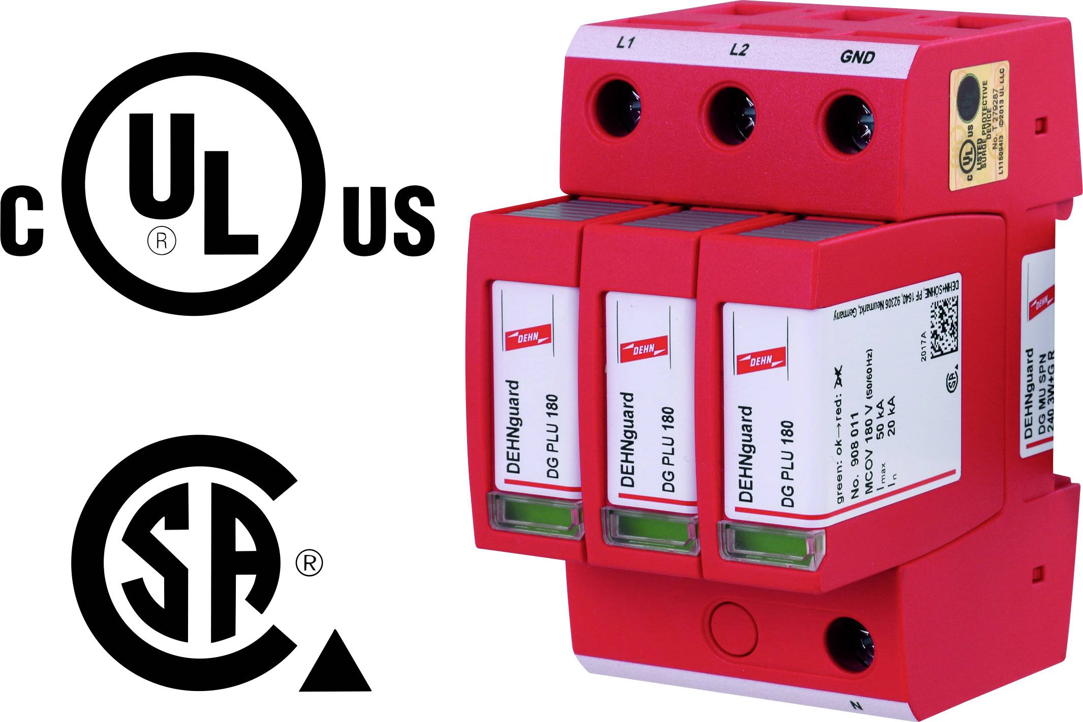 DEHN 908219 DG MU SPN 240 3W+G R