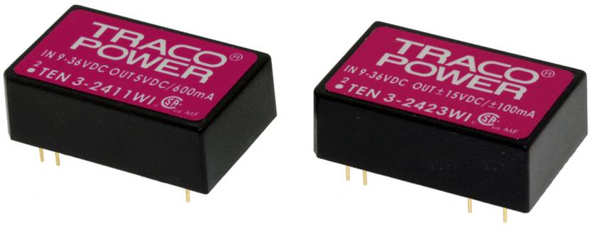TracoPower TEN 3-4810WI DC/DC napajanje - ispravljač za štampanu ploču 48 V/DC 3.3 V/DC 750 mA 3 W Broj izlaza: 1 x.