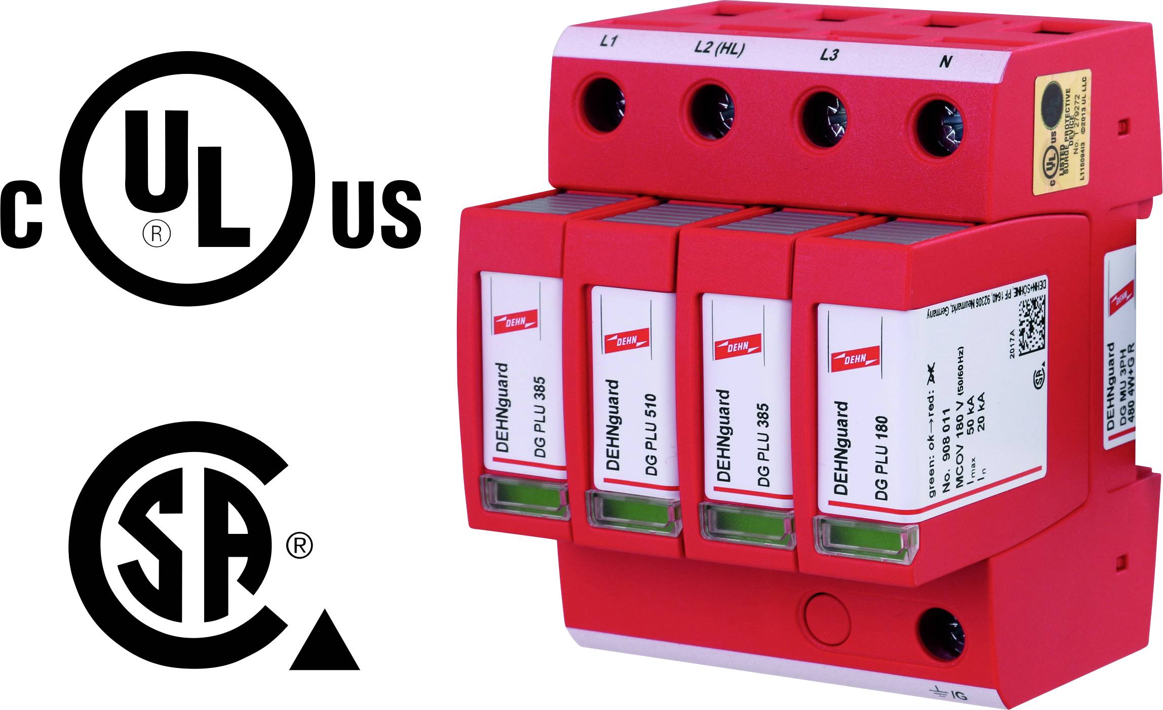 DEHN 908349 DG MU 3PH 480 4W+G R