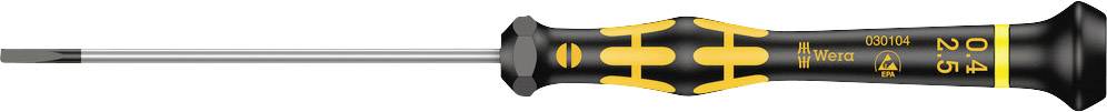 Wera 1578 A pljosnati odvijač, ESD, 0,4 x 2,5 x 80 mm