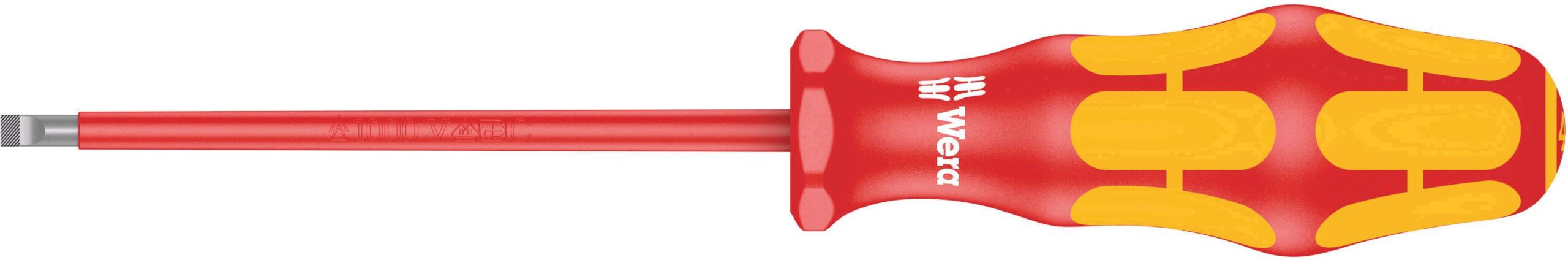 Wera 160i pljosnati odvijač za rad pod naponom, 4 mm, VDE 1000 V, dužina 248 mm