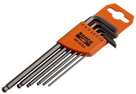 Bahco BE-9765 set ugaonih ključeva, 6 delova