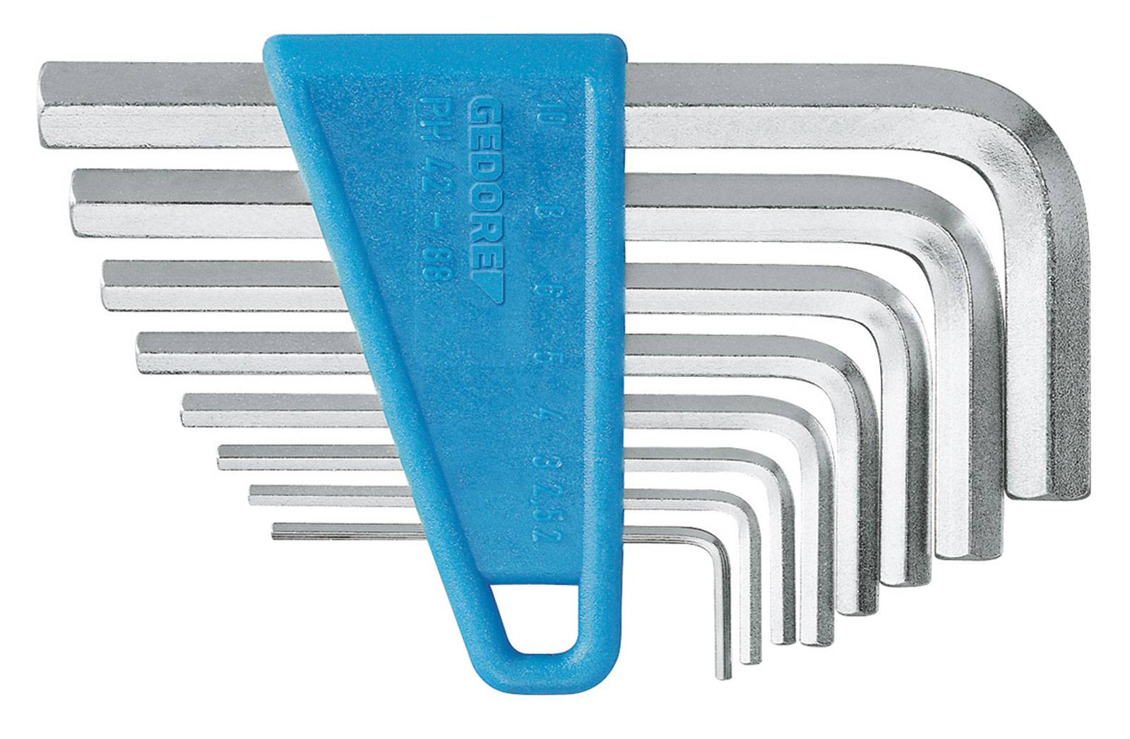 Gedore 6352000 set ugaonih ključeva, imbus, 8 delova