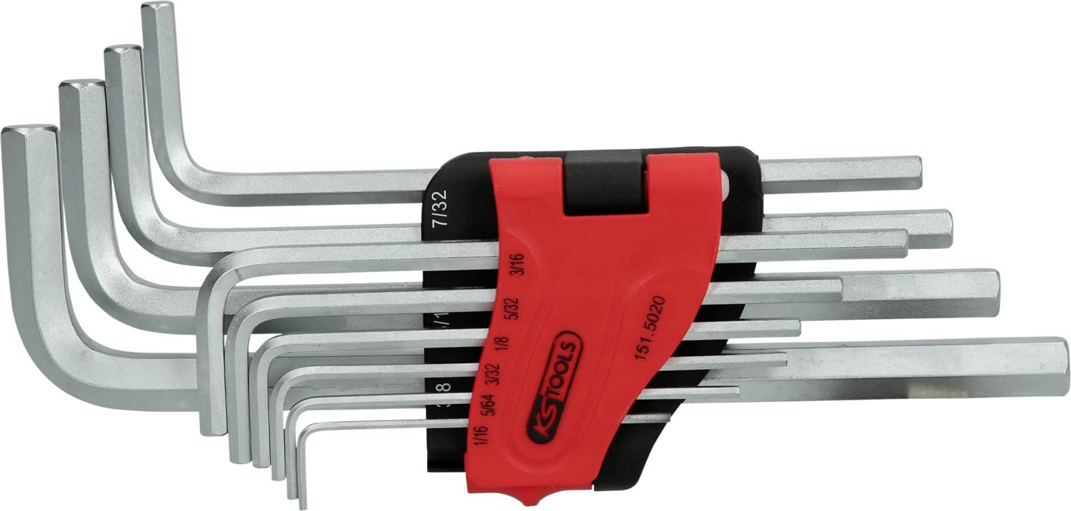 KS Tools 151.5020 set ugaonih ključeva, imbus, 10 delova