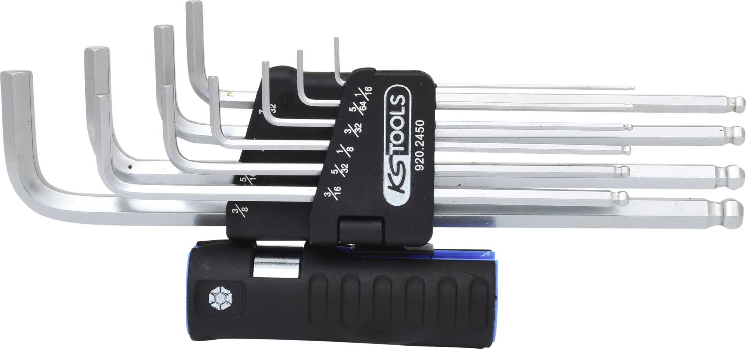KS Tools 920.2450 set ugaonih ključeva, imbus, 10 delova