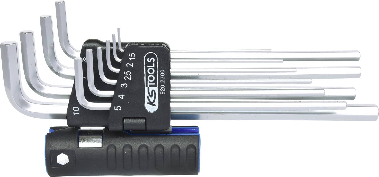 KS Tools 920.2300 set ugaonih ključeva, imbus, 10 delova