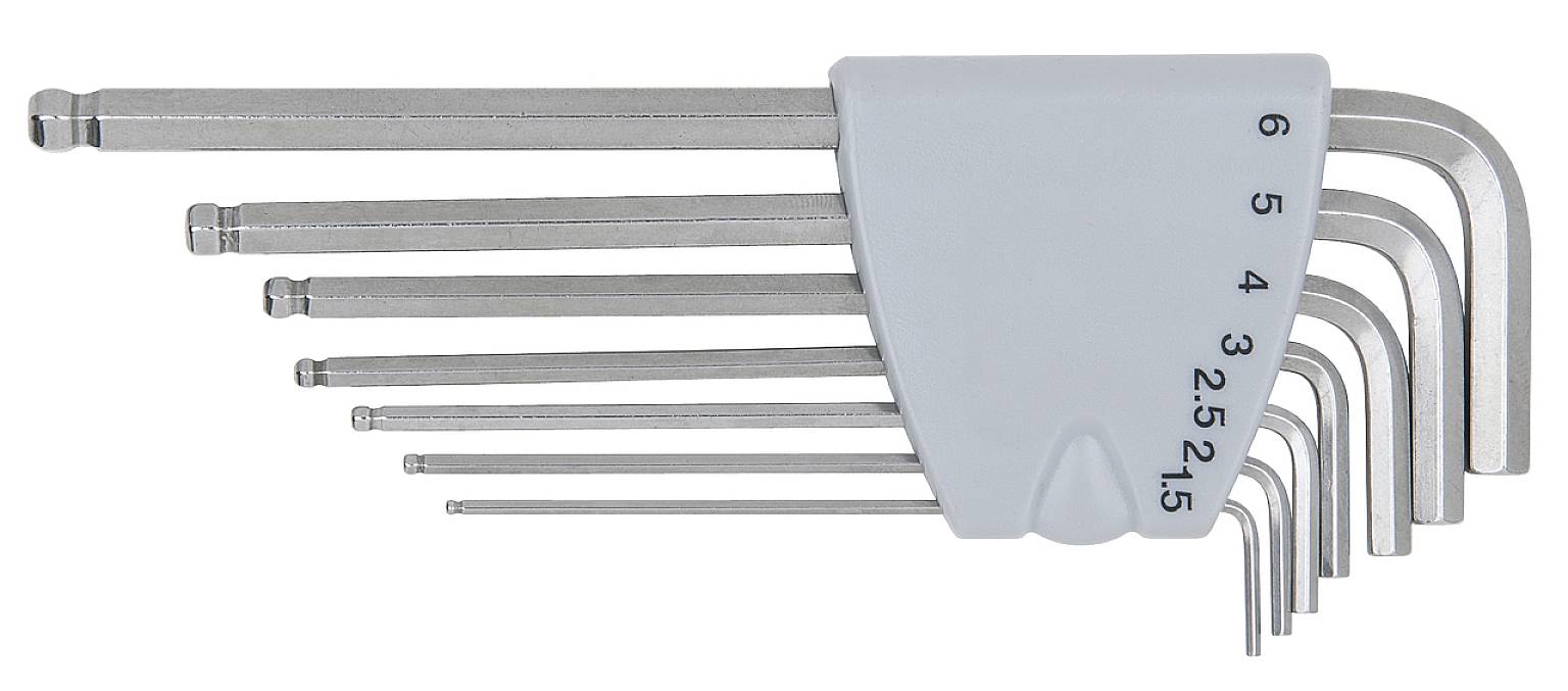 KS Tools 964.0415 set ugaonih ključeva, imbus, 7 delova