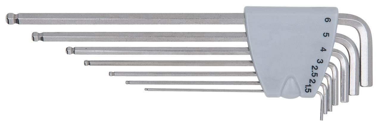 KS Tools 964.0515 set ugaonih ključeva, imbus, 7 delova