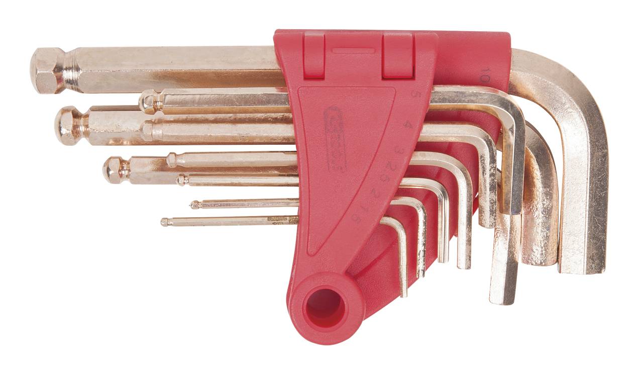 KS Tools 963.1518 set ugaonih ključeva, imbus, 9 delova
