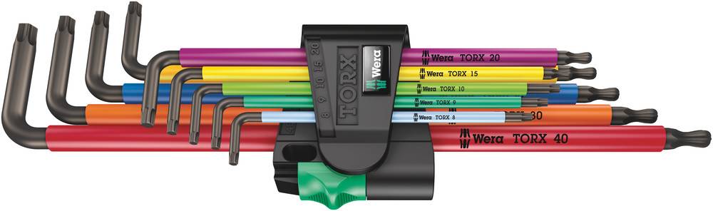 Wera 10 T 15 set ugaonih ključeva, TX, 9 delova, XL izvedba