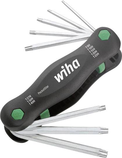 Wiha 363TRP8 set ugaonih ključeva, TORX BO, 8 delova
